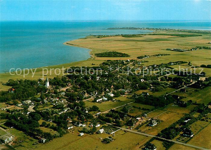 Nebel Amrum Fliegeraufnahme