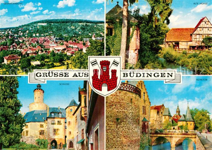 Buedingen Hessen Schloss Muehltor Alte Muehle