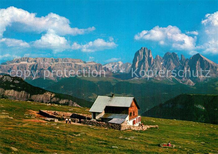 Dolomiti Raschoetzhuette Langkofel Marmolata Sellagruppe