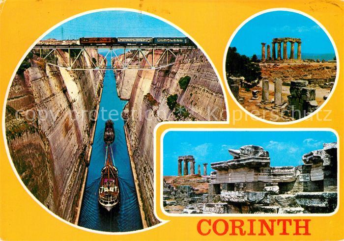 Corinth Korinthia Ruinen Kanal