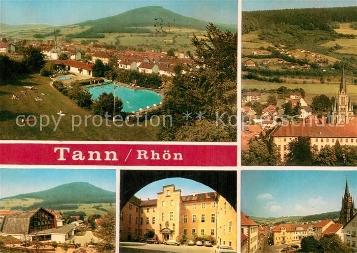 Tann Rhoen Schwimmbad Kirche