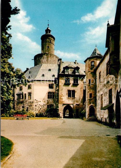Buedingen Hessen aeusserer Schlosshof
