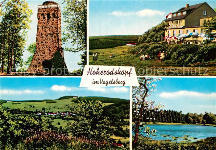 Hoherodskopf Taufstein Berggasthof See Panorama