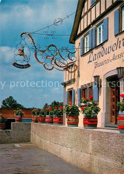 Reichelshofen Landwehr Braeu Brauerei Ausschank