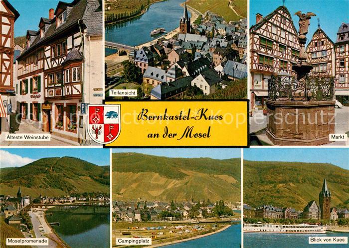 Bernkastel-Kues aelteste Weinstube Markt Moselpromenade Campingplatz