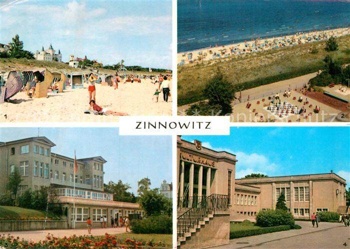 Zinnowitz Ostseebad Strand Sportanlagen Haus Schmirgal Kulturhaus
