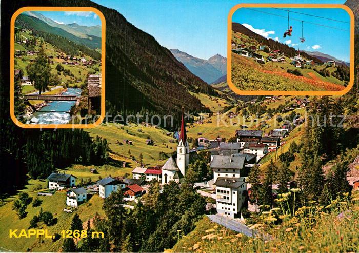 Kappl Tirol Panorama Seilbahn