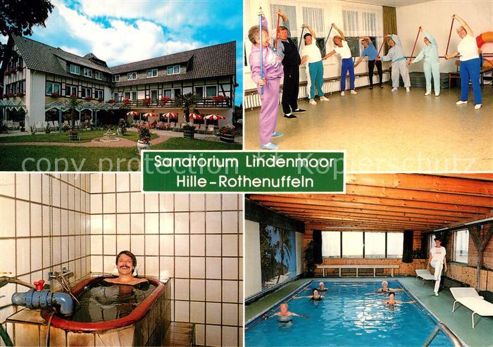 Rothenuffeln Sanatorium Lindenmoor Hallenbad Gymnastikraum Moorbad