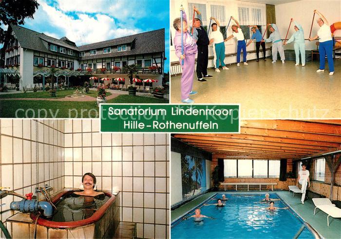 Rothenuffeln Sanatorium Lindenmoor Gymnastikraum Moorbad Hallenbad