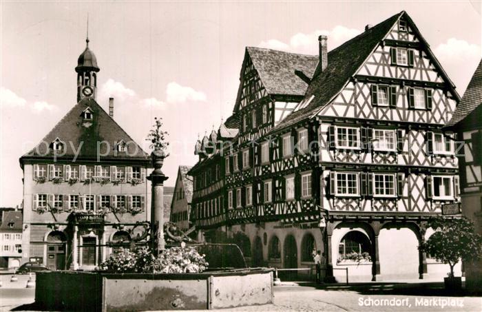 Schorndorf Wuerttemberg Marktplatz