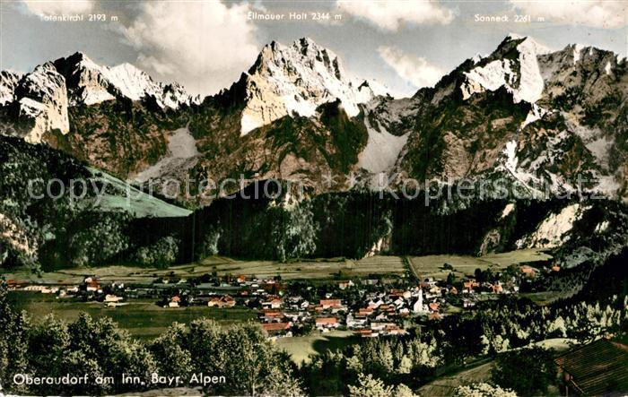 Oberaudorf Blick vom Berggasthof Hocheck