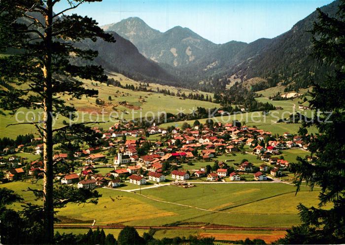 Pfronten Ostallgaeu Bayern Panorama Achtal Schoenkahler