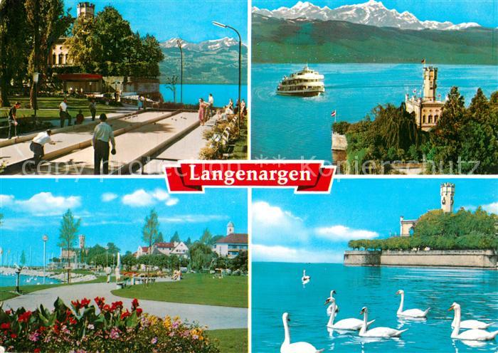 Langenargen Bodensee Boggia Park Hafen Schloss