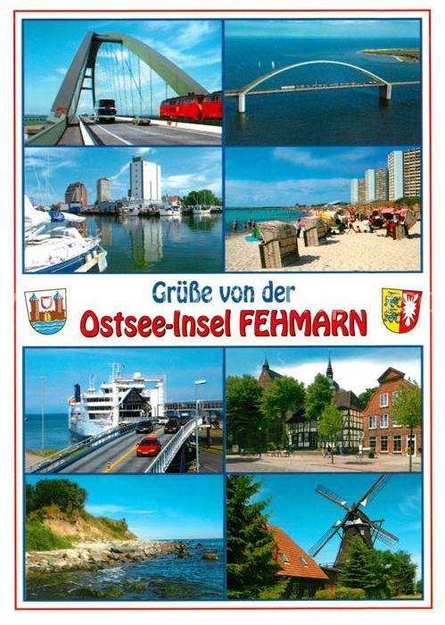 Fehmarn Bruecke Strand Faehre Stadtansichten