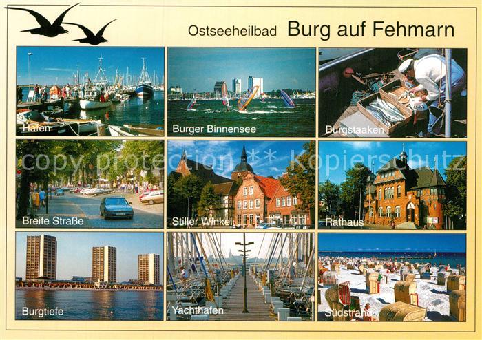 Burg Fehmarn Burger Binnensee Rathaus Breite Strasse Burgtiefe Yachthafen