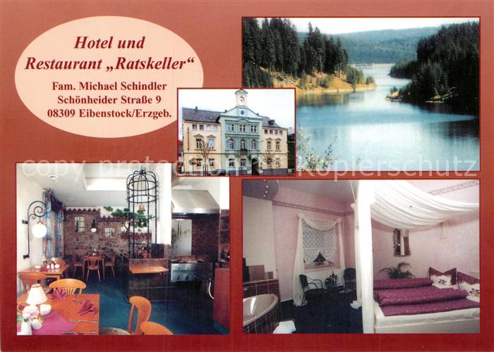 Eibenstock Hotel Restaurant Ratskeller Gastraum Bad Doppelzimmer