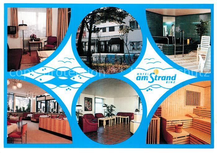 Binz Ruegen Hotel am Strand Sauna Gastraum Zimmer Whirlpool