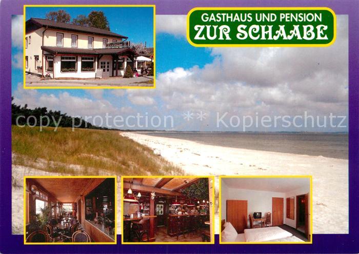 Glowe Ruegen Gasthof Pension Zur Schaabe Gaststube Bar Zimmer Strand