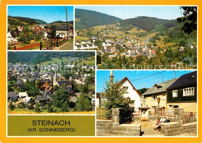 Sonneberg Thueringen Gesamtansicht Kirche Denkmalplatz