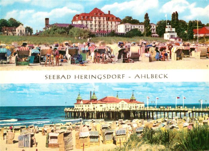 Heringsdorf Ostseebad Usedom Strand Seebruecke