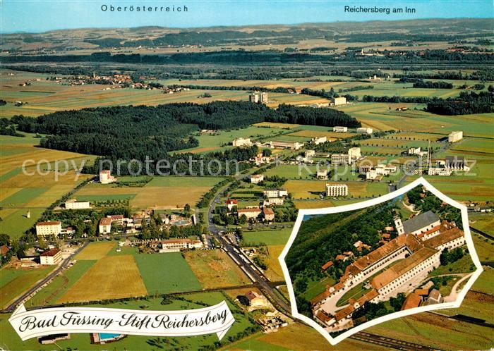 Bad Fuessing Fliegeraufnahme Stift Reichersberg