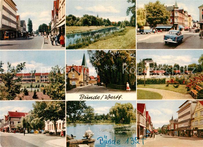 Buende Westfalen Stadtpark See Marktplatz Kirche Schule