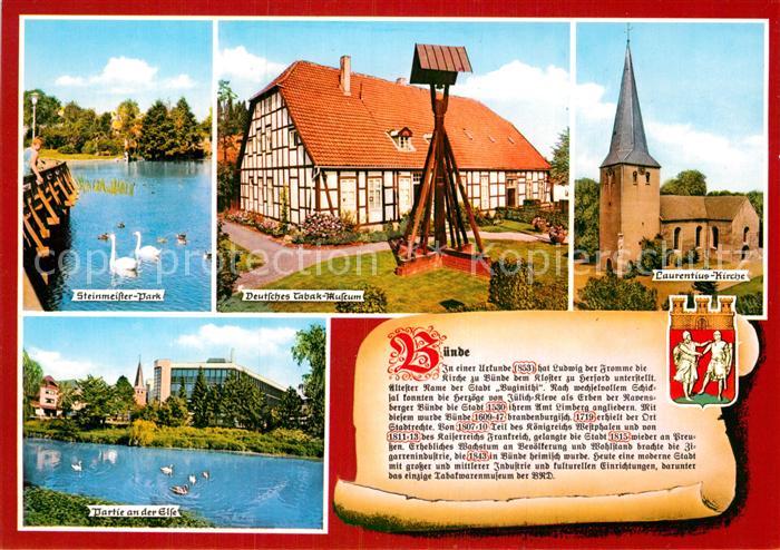 Buende Westfalen Laurentiuskirche Deutsches Tabak Museum Partie an der Else