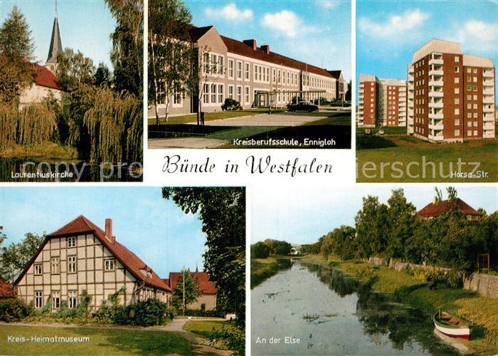 Buende Westfalen Horsa Strasse Kreisberufsschule Ennigloh Laurentiuskirche Kreis