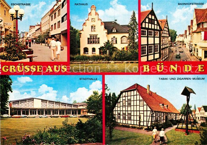 Buende Westfalen Bahnhofstrasse Eschstrasse Rathaus Stadthalle Museum