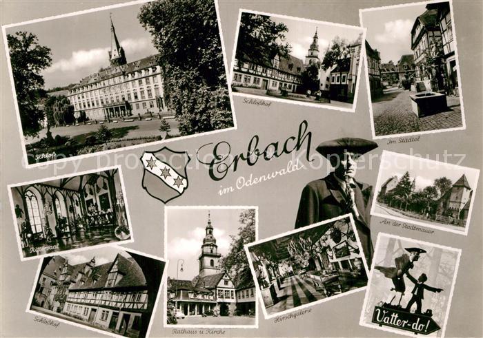 Erbach Odenwald Schloss Rittersaal Schlosshof Rathaus Kirche Vatter Do