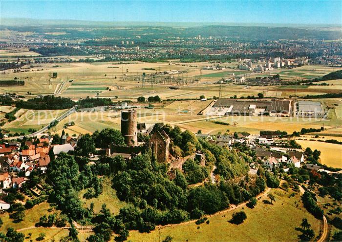 Giessen Lahn Fliegeraufnahme Burg Gleiberg