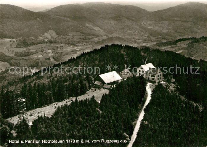 Hochblauen Fliegeraufnahme Hotel Pension Hochblauenhaus