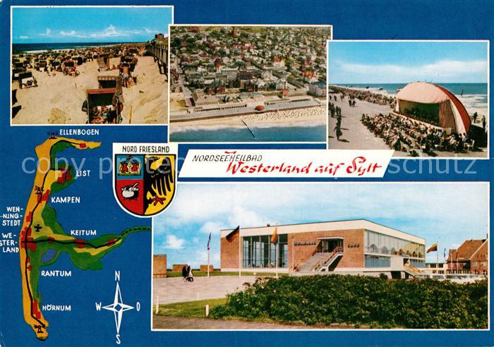 Westerland Sylt Strand Ellenbogen Fliegeraufnahme Kurhaus