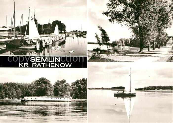 Semlin Brandenburg Seglerhafen See Ferienschiff John Scher Hohenauer See
