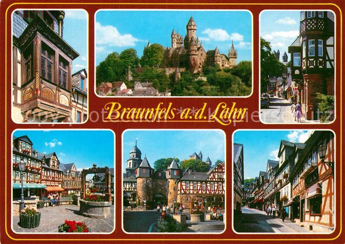 Braunfels Burg Stadttor Altstadt Fussgaengerzone