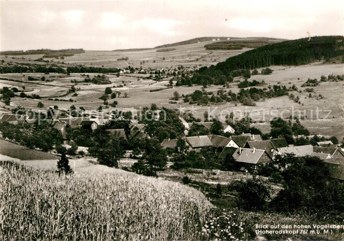 Hoherodskopf Blick auf den hohen Vogelsberg