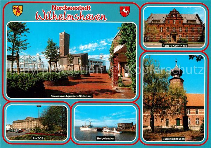 Wilhelmshaven Burg Kniphausen Helgolandkai Seewasser Aquarium Robert Koch Haus