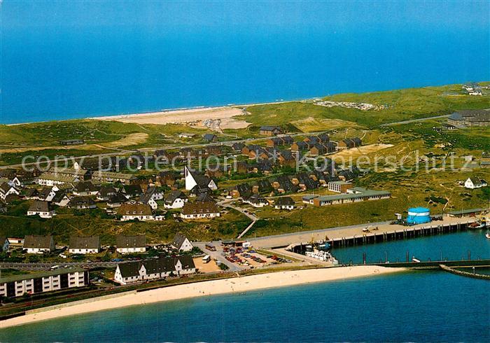 Hoernum Sylt Fliegeraufnahme von Suedosten