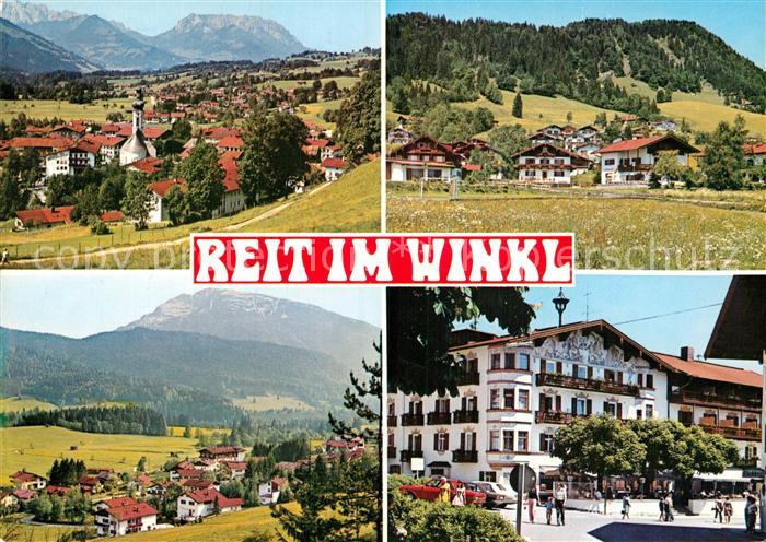 Reit Winkl Kirche Panorama Dorfplatz