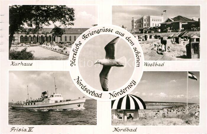 Norderney Nordseebad Frisia IV Kurhus Moewe