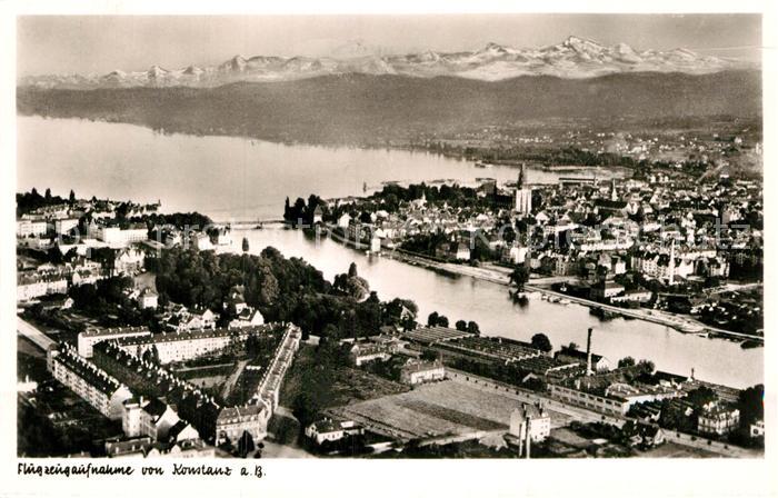 Konstanz Bodensee Fliegeraufnahme