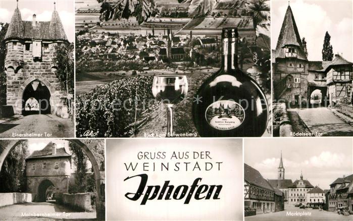 Iphofen Enersheimer Tor Marktplatz Roedelseer Tor