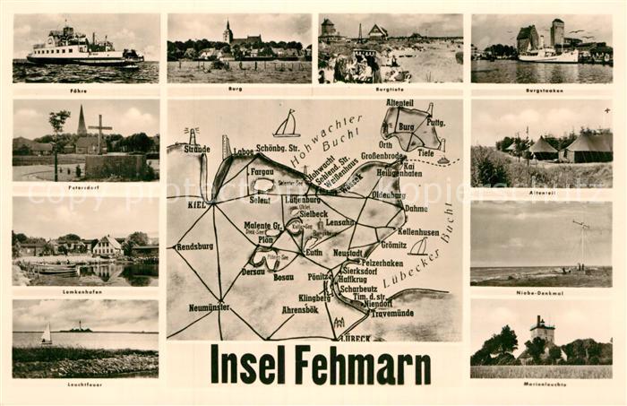 Burg Fehmarn Faehre Petersdorf Lemkenhafen