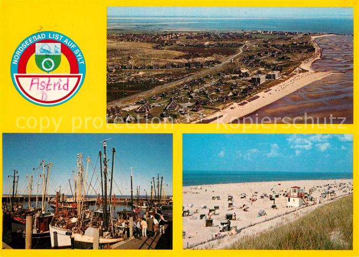 List Sylt Hafen Strand Fliegeraufnahme