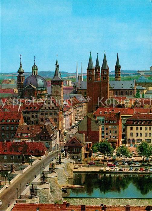 Wuerzburg Dom Rathaus Neumuenster