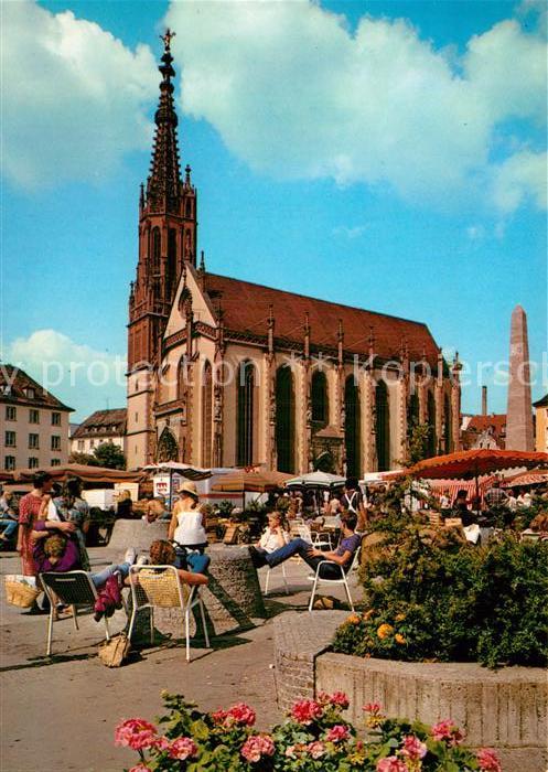 Wuerzburg Markt Marienkapelle