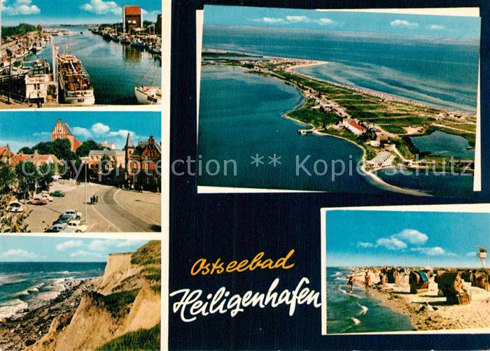 Heiligenhafen Ostseebad Fliegeraufnahme Strand Hafen