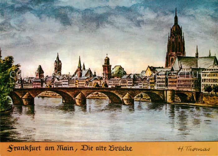 Frankfurt Main Alte Bruecke