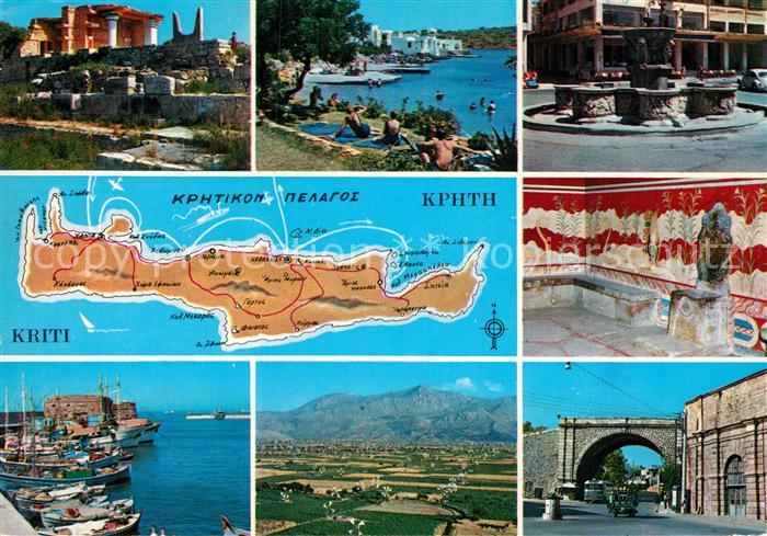 Kreta Crete Ruine Strand Brunnen Hafen