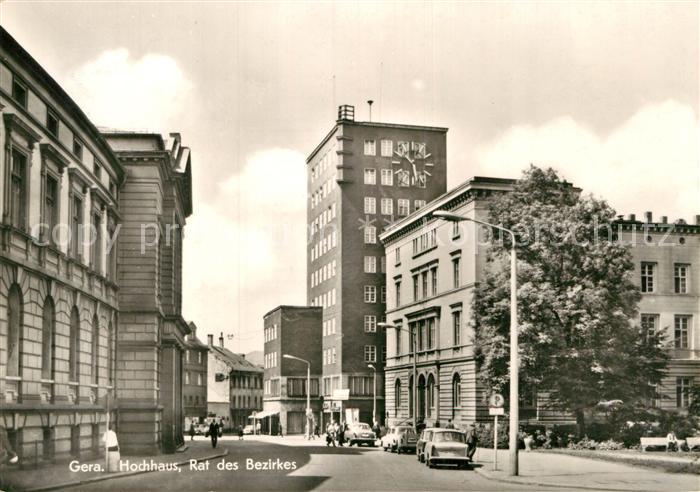 Gera Hochhaus Rat des Bezirkes